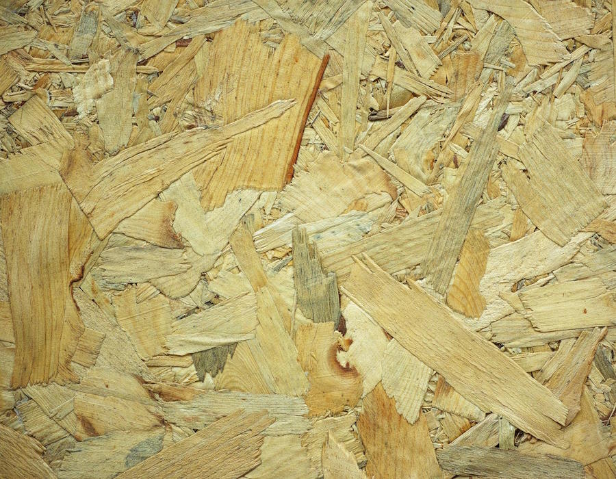 Symbolbild: Detailaufnahme einer Grobspanplatte. Spanplatten enthalten auch Formaldehyd. Symbolbild: Detailaufnahme einer Grobspanplatte. Spanplatten enthalten auch Formaldehyd.