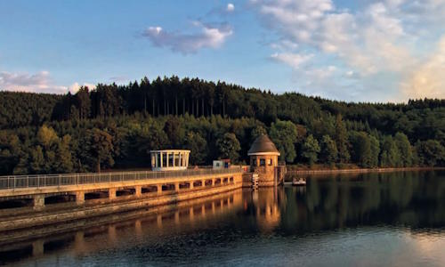 Listertalsperre bei Attendorn (Kreis Olpe)
